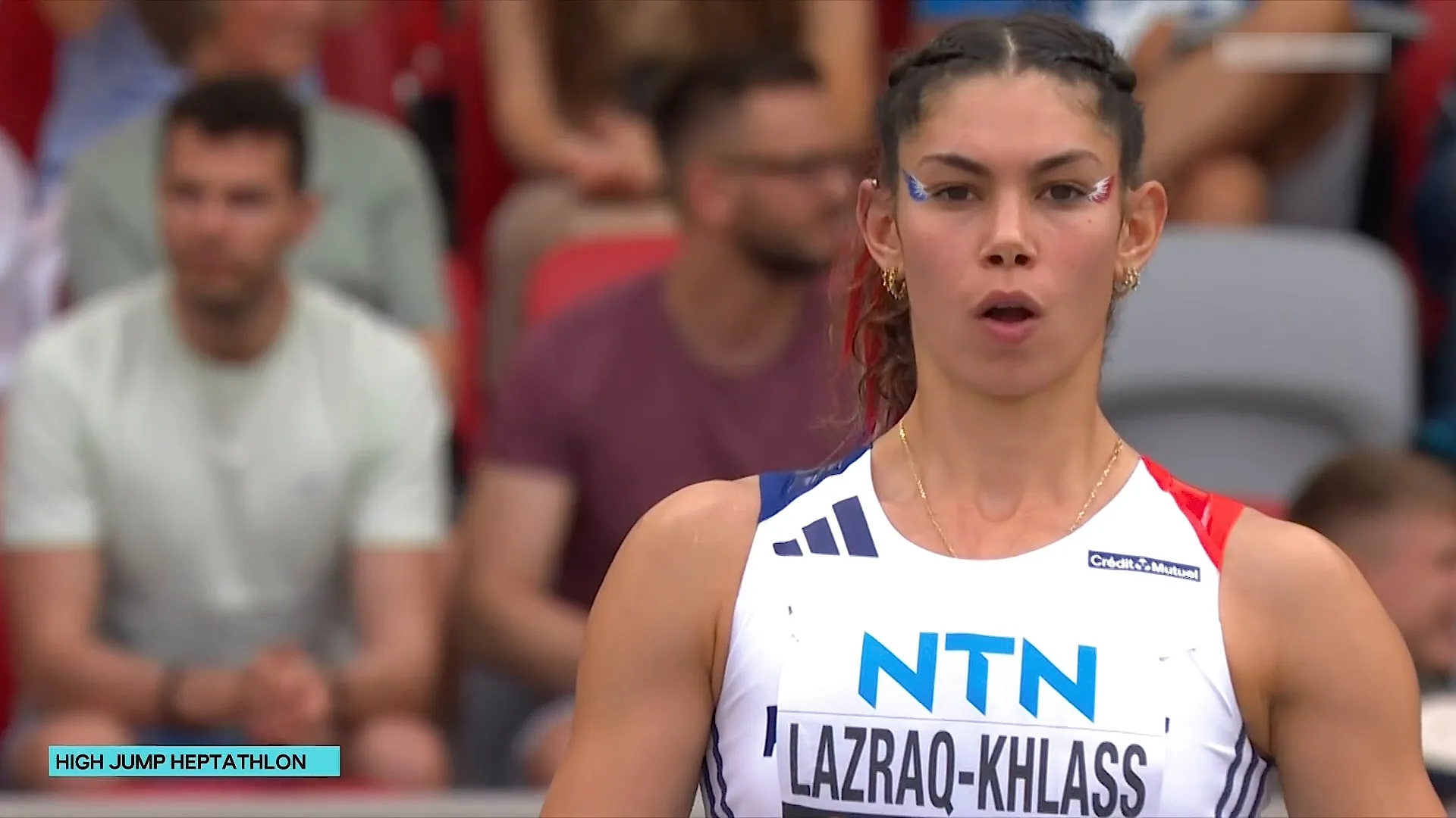 2023 Auriana Lazraq-Khlass (FRA) - Heptathlon High Jump - WCH Budapest_shot_000
